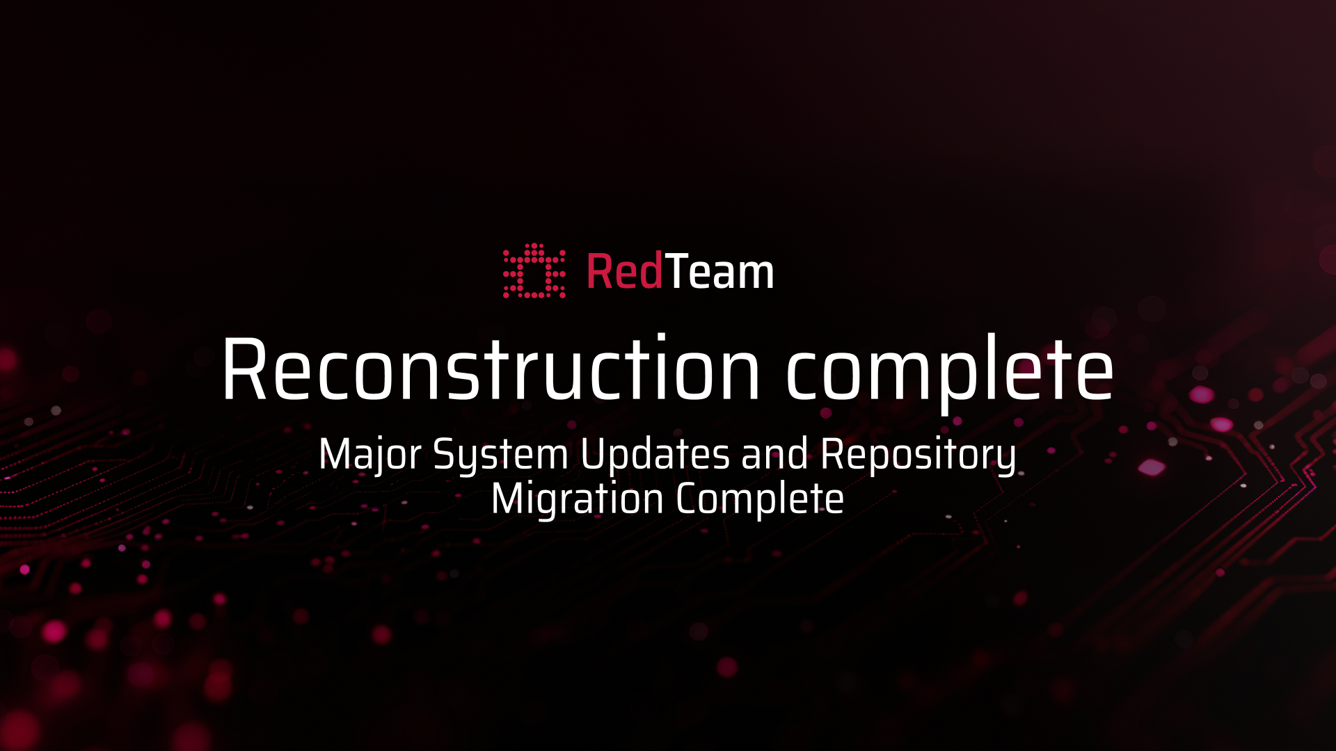 Major System Updates and Repository Migration Complete